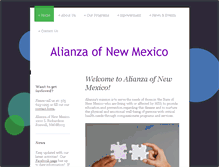 Tablet Screenshot of alianzaofnewmexico.org